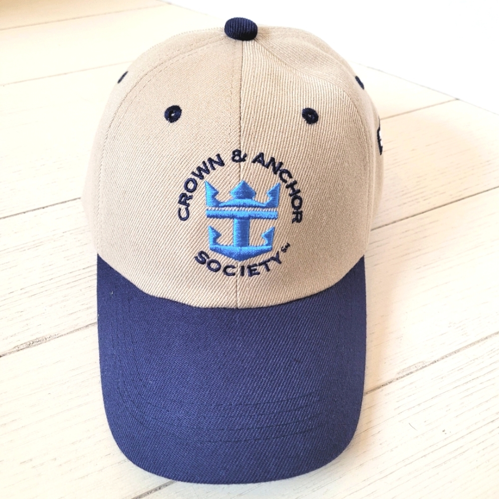 Royal Carribean International Crown & Anchor Society Baseball Hat Golf closure